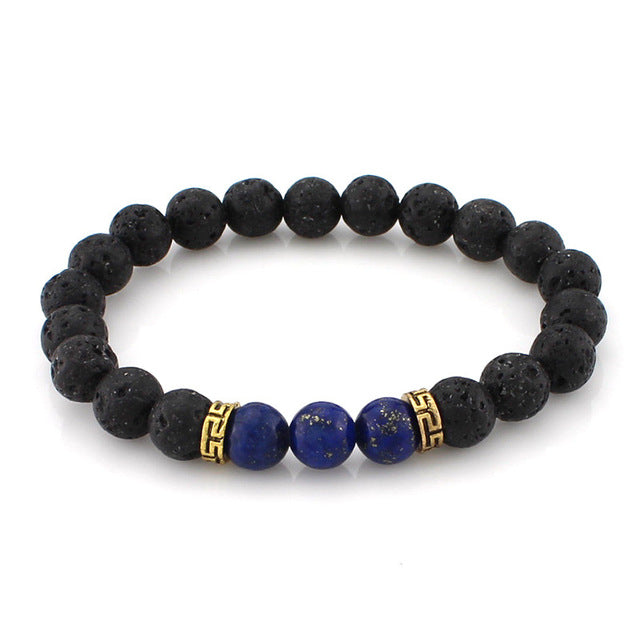 Lava Stone Beads Bracelet - Up North Jewel