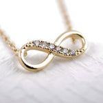 Infinity Crystal Pendant Necklaces - Up North Jewel