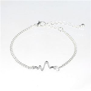 Heart Beat Chain Bracelet - Up North Jewel