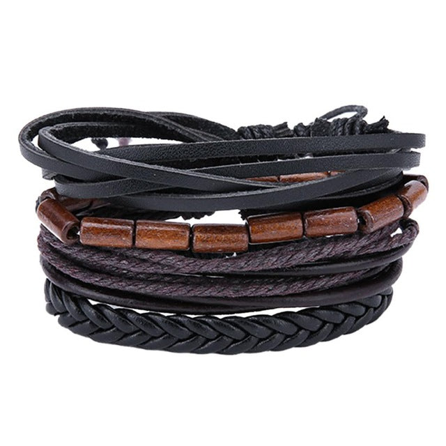 Leather Bangle Bracelets - Up North Jewel
