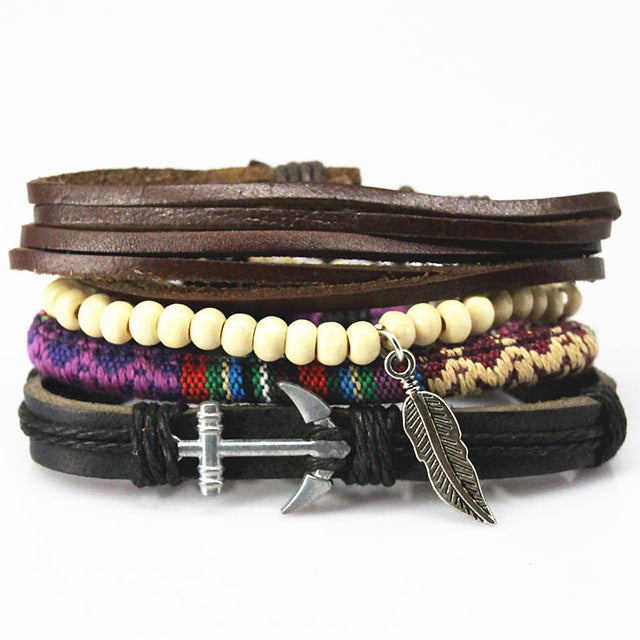 Anchor Wristband Bracelets - Up North Jewel
