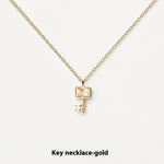 Special-interest Design Love S925 Sterling Silver Key Necklace