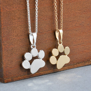 Dogs Paw Pendant with Chain - Up North Jewel