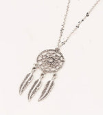 Dreamcatcher Feather Pendant Necklace - Up North Jewel