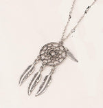 Dreamcatcher Feather Pendant Necklace - Up North Jewel