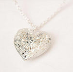 Hollow Heart Pendant Necklace - Up North Jewel