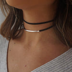 Choker Necklace Double layer Style - Up North Jewel