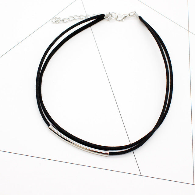 Choker Necklace Double layer Style - Up North Jewel