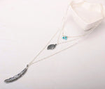 Long Leaf Pendant Necklaces - Up North Jewel