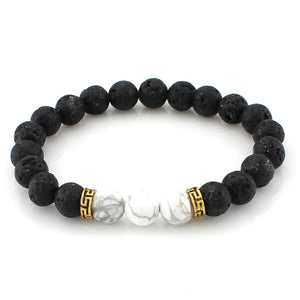 Lava Stone Beads Bracelet - Up North Jewel