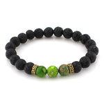 Lava Stone Beads Bracelet - Up North Jewel