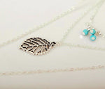 Long Leaf Pendant Necklaces - Up North Jewel