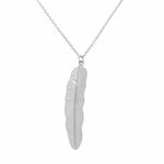 Feather pendant necklace - Up North Jewel