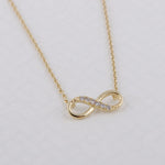 Infinity Crystal Pendant Necklaces - Up North Jewel