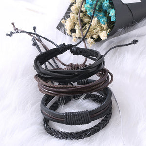 Leather Bangle Bracelets - Up North Jewel