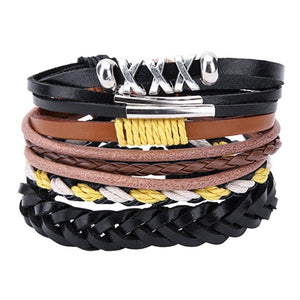 Leather Bangle Bracelets - Up North Jewel